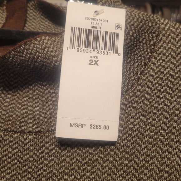 Ralph Lauren Green Tweed Dress | Size 2X - NWT - Picture 5 of 7